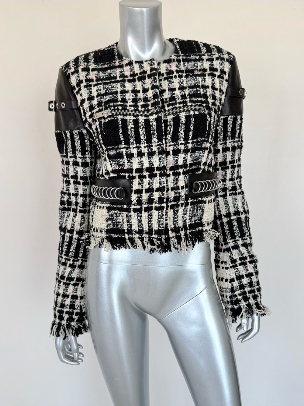 NWT!!! Alexander Wang women tweed jacket size 8 Retail 1695$